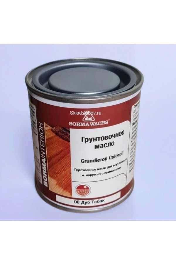 BORMA WACHS, ГРУНТОВОЧНОЕ МАСЛО 08 ДУБ ТАБАК 0.125 Л. BORMA WACHS, ГРУНТОВОЧНОЕ МАСЛО 08 ДУБ ТАБАК 0.125 Л.