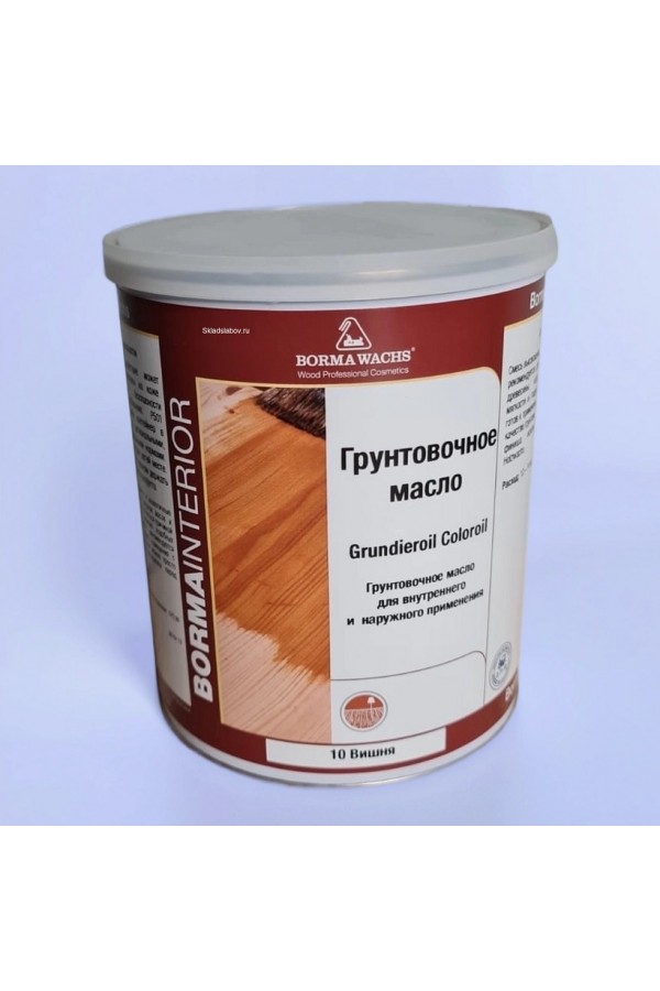 BORMA WACHS, ГРУНТОВОЧНОЕ МАСЛО 10 ВИШНЯ 1.0 Л.
