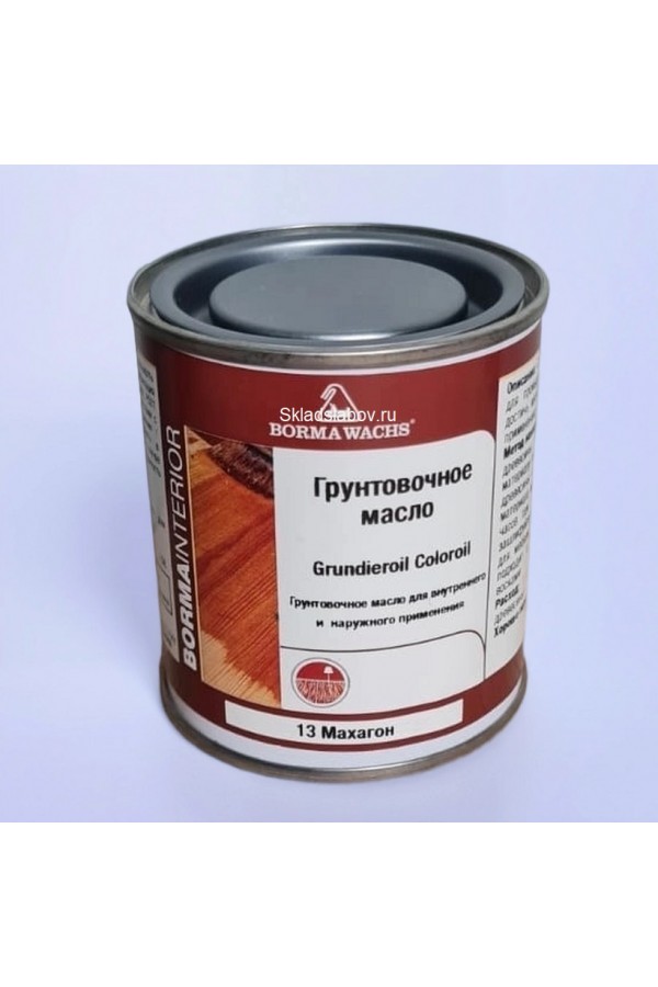 BORMA WACHS, ГРУНТОВОЧНОЕ МАСЛО 13 МАХАГОН 0.125 Л. BORMA WACHS, ГРУНТОВОЧНОЕ МАСЛО 13 МАХАГОН 0.125 Л.