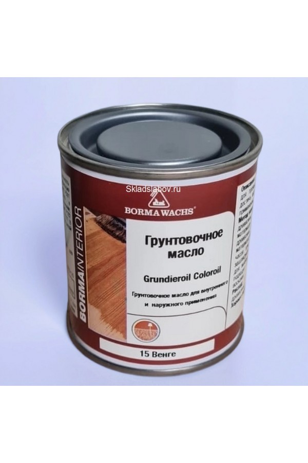 BORMA WACHS, ГРУНТОВОЧНОЕ МАСЛО 15 ВЕНГЕ 0.125 Л.