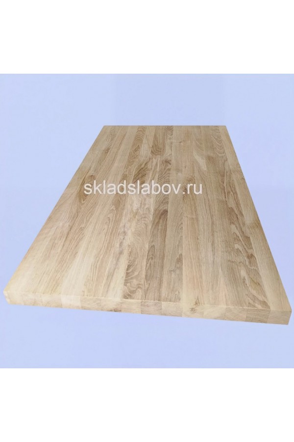 Мебельный щит из дуба категория Экстра цельная ламель 40×300×2800мм Мебельный щит из дуба категория Экстра цельная ламель 40×300×2800мм