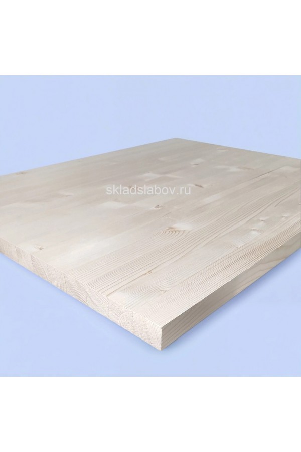 Мебельный щит из ели с сучками, категория АБ цельная ламель 40×500×3000мм Мебельный щит из ели с сучками, категория АБ цельная ламель 40×500×3000мм