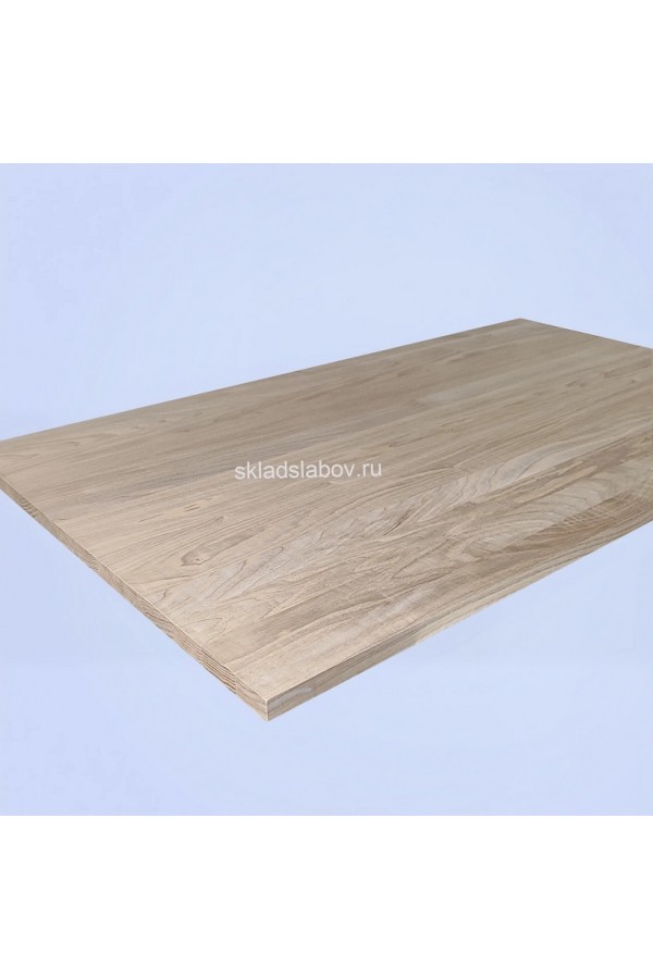 Мебельный щит из ясеня категория Экстра цельная ламель 20×300×2400мм Мебельный щит из ясеня категория Экстра цельная ламель 20×300×2400мм